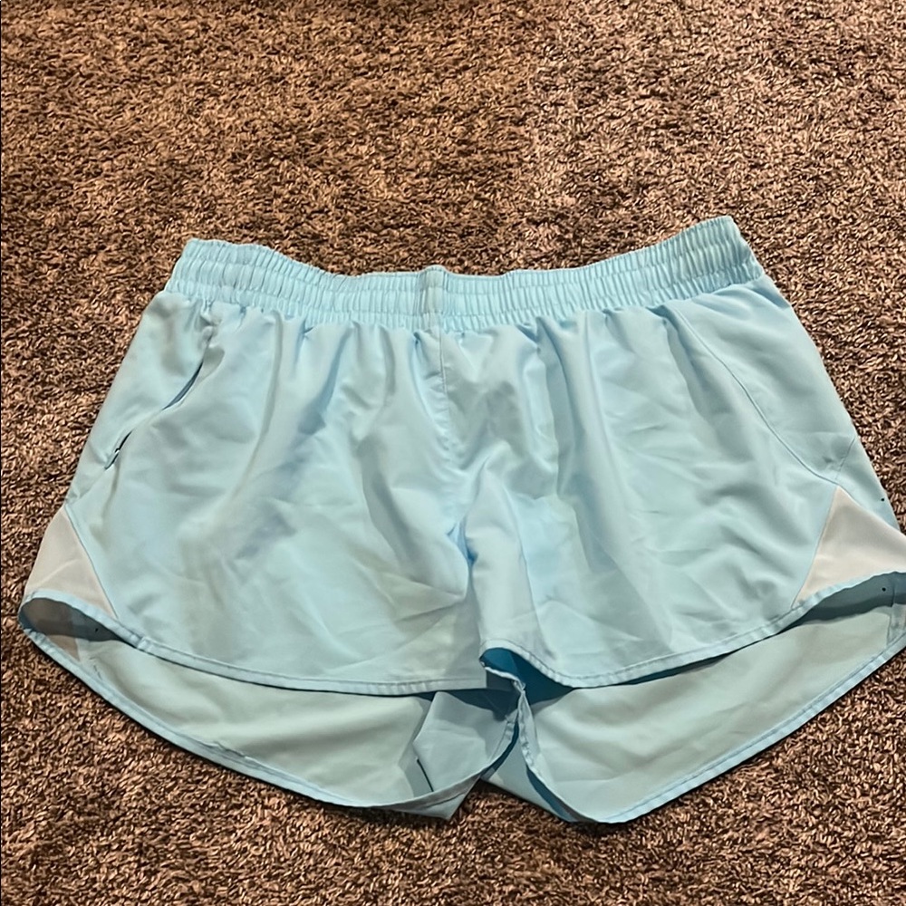 Light Blue Women's Athletic Shorts